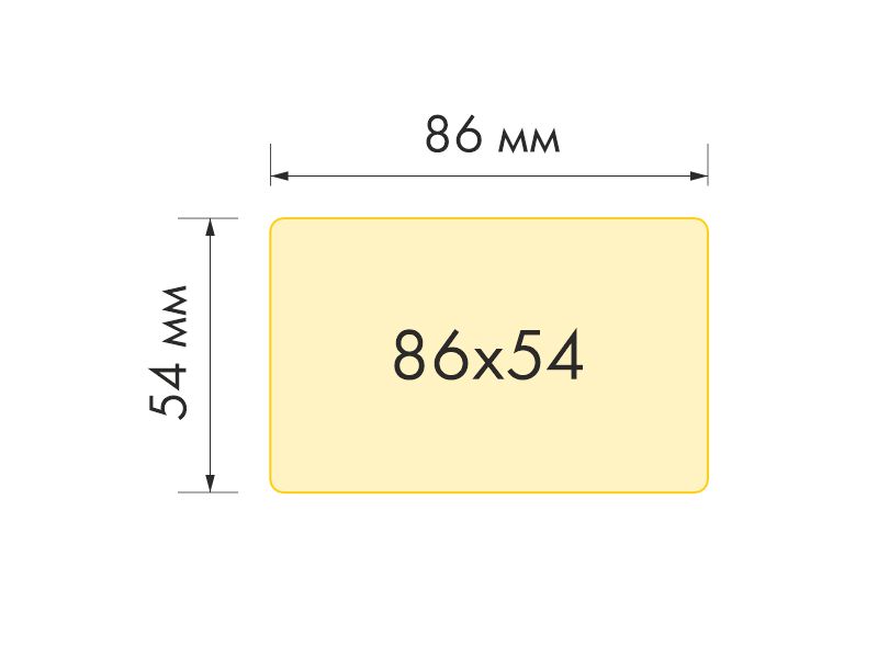 Карманный календарь 86х54 мм