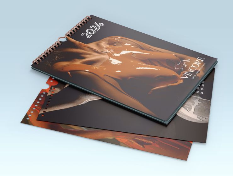 Печать перекидных календарей с фотографиями