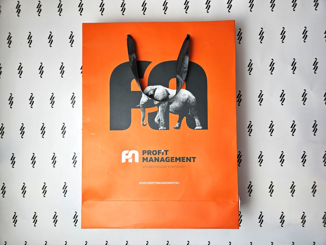 Пакеты из плотной бумаги с атласными ручками