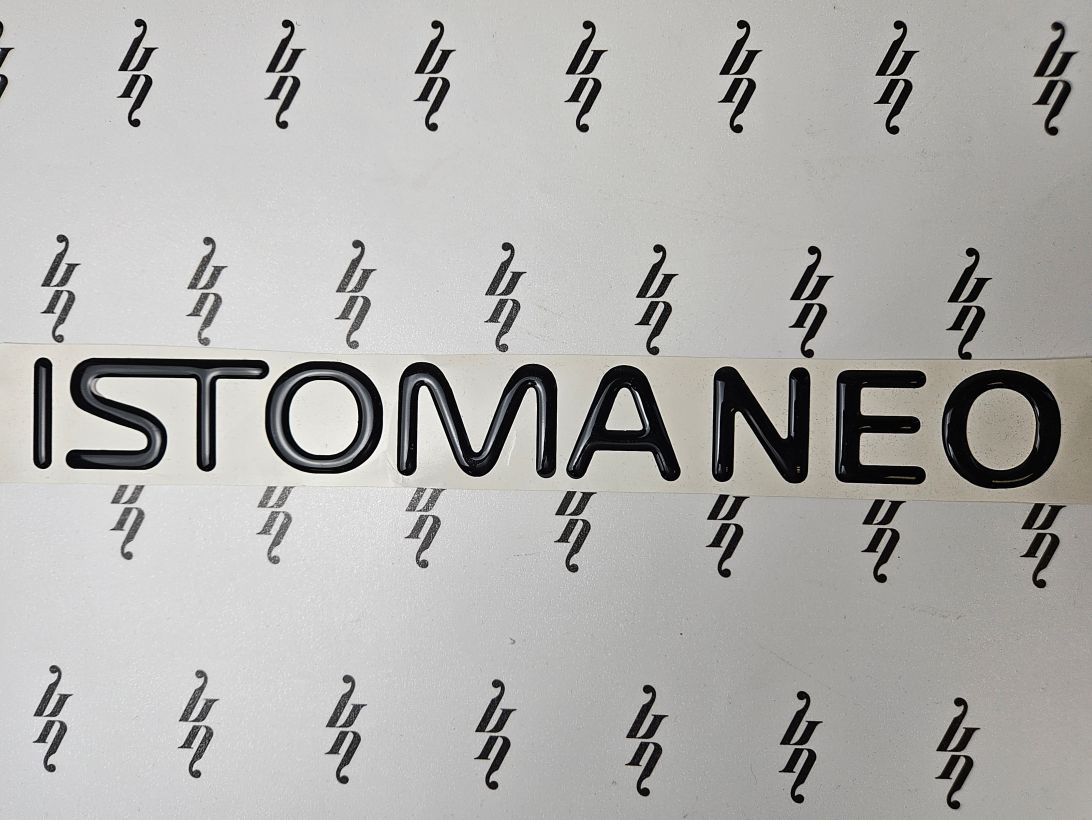 Влагостойкая фигурная 3Д надпись