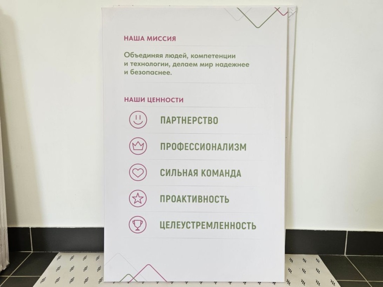 Интерьерный холст на подрамнике для офиса