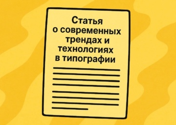 Статья о современных трендах