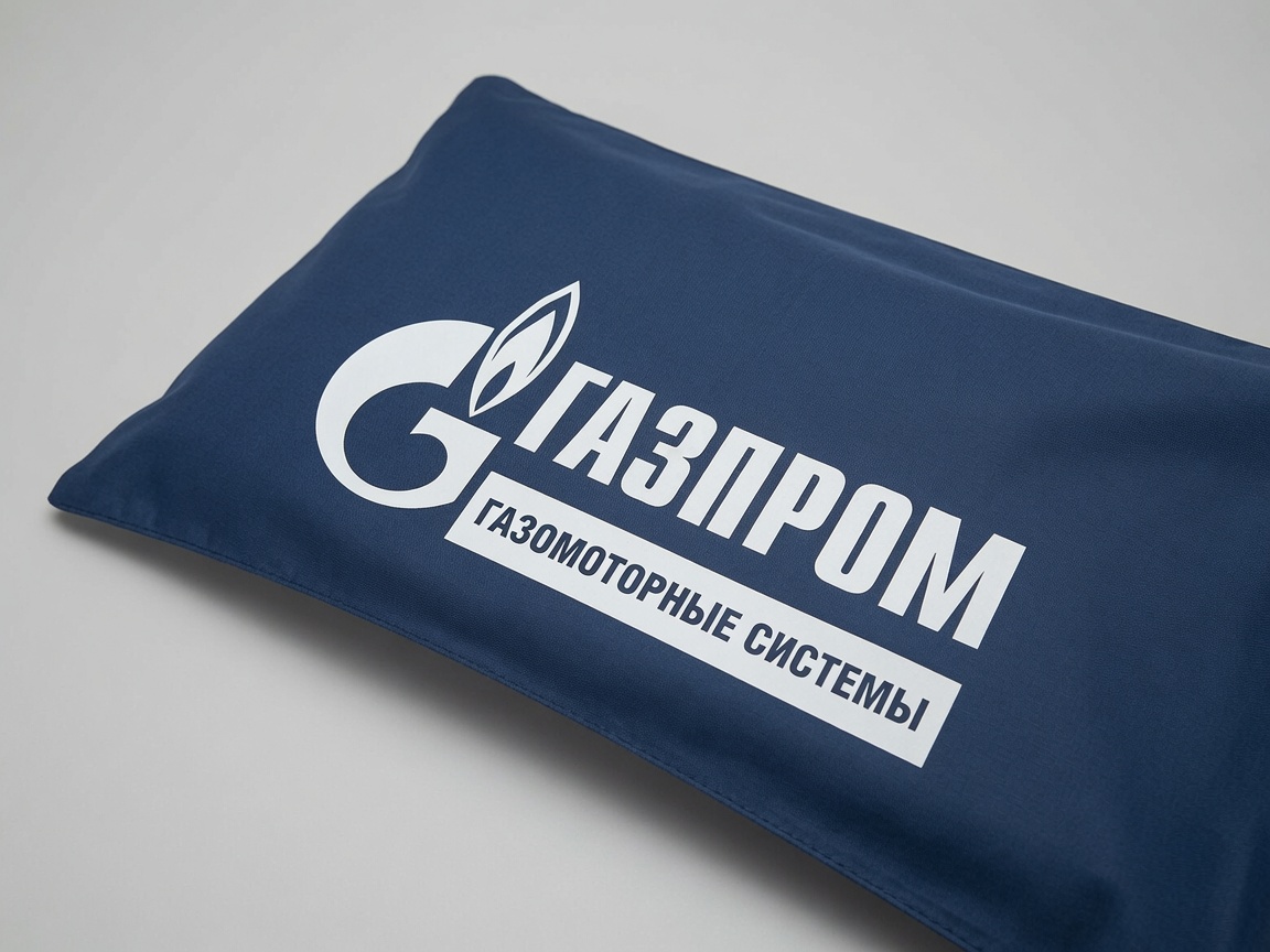 Чехол зонта с белым логотипом — комплект сувенирки